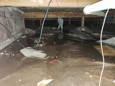 Flood Water Damage Repair detail