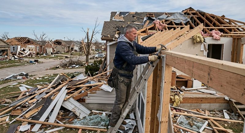 Tornado Damage Restoration in Kansas City, KS